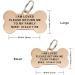Paul Clover Deep Engraving Personalised Dog Tag ID Name Tags for Cat Puppy Pet Collar Tag Dog Collar Tag Dog Cat Pet ID Tag Pet Owner Gift (Bone Black - L) (Bone Stainless Steel Silver Small) Small Bone Stainless Steel Silver - Buy Online on GoSupps.com
