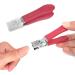 SG Nekoo Nail Clippers for Thick Nails - Ultra Sharp Curved Cutter with File for Adults, Men, Women, Seniors (Mid-Red) - Buy Online on GoSupps.com