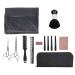 YAOGOHUA Professional Hairdressing Tool Set Flat Thinning Scissors Apron Hair Cutting Comb Brush