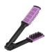 Straightening Comb Double Sided Brush Comb Clamp Prevent Static Splint Comb Hairdressing Tool for Smoothing and Straight Hair Styles Ergonomic Handle