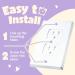 Ashtonbee Child Safety Plug Socket Covers  Plug Covers for Electrical Outlets  Electrical Safety Baby Products  White  Set of 2 2 Pack - Buy Online on GoSupps.com