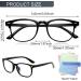 3 Packs of Thin Round Blue Light Glasses for Men & Women - Anti-UV Glare Protection for Gaming Reading & Screens - Buy Online on GoSupps.com