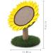 Sunflower Cat Scratching Post - Interactive Sisal Scratcher Board for Kitten & Cat | 18x12 Inch - Buy Online on GoSupps.com