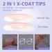 Bartbox Long Square Nail Tips - Full Cover Soft Gel XL Nail Tips (150 pcs) | Beige Quadratic Artificial Fingernails for Gel Extensions - Buy Online on GoSupps.com