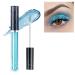 MIESCHER Blue Glitter Liquid Eyeshadow  Metallic Shimmer High Pigmented Makeup Shadow  Long-lasting Waterproof Sparkling Eyeshadow  Creates Smokey Eye Makeup & Multi-dimensional Eye Looks (Blue) 08