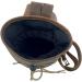 Handmade Brown Waxed Canvas Rock Climbing Chalk Bag with Zippered Pocket - Gymnastics & Gym Pouch - Hide & Drink - Buy Online on GoSupps.com