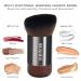 BEAHOT Kabuki Makeup Brush for Blush, Bronzer, and Foundation - Wooden Handle, Perfect for Liquid Makeup and Flawless Powder Cosmetics - Buy Online on GoSupps.com