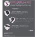 Braza Talk to The Heel Cinderella Kit - Assorted Shoe Comfort Insert Pads Black | Premium Heel Cushions for All-Day Comfort - Buy Online on GoSupps.com