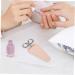 WOONEKY Set of 4 Manicure Scissors Protective Cover Tool Cover for Nail Clippers Cuticle Nipper Cover Nail Scissors Cover Cuticle Tweezers Dead Cuticle Scissors Simple PU Leather - Buy Online on GoSupps.com