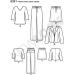 Simplicity UN6351A Misses' Jacket, Pants, Skirt & Knit Top Pattern (Sizes 10-22) - Buy Online on GoSupps.com