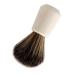 Folpus Beard Shaving Brush - Premium Resin Handle & Nylon Bristles for Barbershops & Salons - White - Buy Online on GoSupps.com
