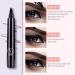 Magic Eyebrow Pencil 2024 Upgraded Eyebrow Contouring Pen Waterproof Microblading Eyebrow Pencil Contouring Pen 4 Tipped Precise Brow Pen for Natural Eyebrow Makeup (Grey Brown) - Buy Online on GoSupps.com
