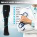 4 Pairs Compression Socks for Men Women (15-20 mmHg) Knee High Stockings for Swelling Travel Nurse Flight Running L/Xl - Buy Online on GoSupps.com