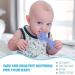 Buy Tnsray Bite Tube - 5 BPA-Free Silicone Baby Bite Rings | Cooling Dental Aid Toys for Newborns - Perfect Gift - Buy Online on GoSupps.com