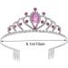 Kids Girls Pink Crystal Tiara Crown Headband | Princess Birthday Party Hair Accessories - Buy Online on GoSupps.com