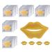 24K Golden Crystal Lip Masks 30 Pieces Hydrating Lip Plumper Mask Collagen Nourishing Lip Care Gel Pads Remove Dead Skin Anti Chapped & Anti-Aging Lip Patches