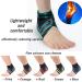 Buy Coogime Plantar Fasciitis Foot Wraps - Ankle Brace & Bandage for Pain Relief | Flexible & Breathable Support (Red EU: 42-45) - Buy Online on GoSupps.com