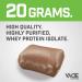 Vade Nutrition Strawberry Milkshake Whey Isolate Protein Packs - On-The-Go | Low Carb, Low Calorie, Lactose, Gluten, Fat & Sugar Free - 30 Servings - 1.6lb Pack - Buy Online on GoSupps.com