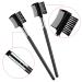2Pcs Eyelash Brush Comb & Eyebrow Brush Set - Reusable Dual Applicator for Eyelash Extensions | Perfect Makeup Accessory - Buy Online on GoSupps.com