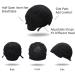Morvally Short Black Wavy Bob Wig with Bangs 16 Inch - Natural Synthetic Hair for Women - Buy Online on GoSupps.com