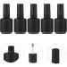 Lot de 10 Flacons de Gel pour Ongles Vides 15 Ml Verre Mat Noir Pinceau pour Manucure Professionnelle Usage Salon et Usage Personnel - Buy Online on GoSupps.com