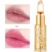 Moisturizing Nourishing Jelly Lipstick | Long Lasting Nourishing Lip Balm | Gold Leaf Temperature Color Lip Balm Flower Scented Rianpesn - Buy Online on GoSupps.com