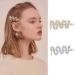 Jakawin Rhinestone Hair Clip Pins Snake Hair Barrette Crystal Hair Accessories for Women and Girls HCl041
