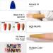 400 Pieces False Nails Set - 20 Color Matte & Luster Includes Nail Glue & Shaver - Perfect for Stunning Artificial Nail Designs | International Shipping - Buy Online on GoSupps.com