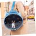 PACKOVE 1pc Pet Bag Transparent Backpack Blue Backpack Puppy Backpack Puppy Carrier Travel Space Cat Cage 35X35X17CM Blue - Buy Online on GoSupps.com