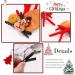 Evlry Christmas Hair Clip Set Reindeer Hair Barrettes Santa Hair Clips Christmas Tree Hair Accessories Gift Set Party Festival Hair Decor for Kids Adults(Set of 4) (Red) - Buy Online on GoSupps.com
