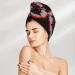 Red & Black Evil Ghost Dry Hair Cap | Super Absorbent Elastic Wrap for Long Thick Hair | Quick Drying Cap for Women & Girls - Buy Online on GoSupps.com