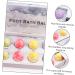 Beaupretty 1 Box Essential Oil Foot Soak Ball Bath Set Kids Suit Collapsible Tub for Kids Bath Set Children Shower Portable Foot Bath Tubs Care Foot Soak Ball Feet Bath Pill Pill 24.5x13.3cm Assorted Color - Buy Online on GoSupps.com