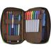 LIHITLAB Zipper Pen Case - Black, 7.9 x 2.0 x 4.7 Inches (A7551-24) - Buy Online on GoSupps.com