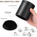 PU Leather Felt-Lined Dice Cup Set | Silent Shaker for Board Games | Set of 6 16mm Dice Included - Buy Online on GoSupps.com