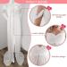 Feoya Maxi Maternity Dress - White Chiffon Lace Strapless Gown for Pregnant Women Photography - Buy Online on GoSupps.com