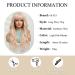 Oefei Long Light Pink Blonde Wig - Natural Wavy Synthetic Hair Heat-Resistant Ideal for Daily Wear Parties & Cosplay - Buy Online on GoSupps.com