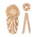 1 Piece Women Satin Sleep Cap for Long Hair with Hair Tie and Headband  Satin Hair Bonnet Extra Large Sleep Cap for Braids  Dreadlocks  Curly Hair (Champagne)