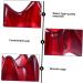 Minkissy Gua Sha Massager Set - 3 Pieces Red Cockroach Massage Tool for Deep Tissue Lifting Facial & Full Body Scraping - Chinese Synthetic Resin - Buy Online on GoSupps.com