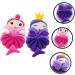 Angoily 8 Pcs Cartoon Bath Balls & Scrubbers - Kids Exfoliating Shower Sponge | Soft Bathing Pouf & Loofah for a Gentle Clean - Buy Online on GoSupps.com