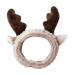 Wossei cuddly hairband women make-up - headband with ears antlers - hairband velvet headband for make-up