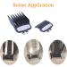 Professional Trimmer Attachments for Wahl Magic Clip Hair Clipper - 10 Pieces by Poweka | International Shipping Available - Buy Online on GoSupps.com