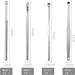 Narvei Ear Wax Removal Tool Set - 6 Pcs Stainless Steel Earwax Remover Kit with Storage Bag - Reusable Ear Cleaner Tool for Children, Kids, Adults - Blue - Buy Online on GoSupps.com