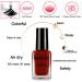 MAXCICI 12 Colors Nail Art Stamping Polish Set - 8ML Air Dry Nail Color for Nail Printing Plates - Buy Online on GoSupps.com