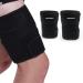 Ontyzz thigh bandage men women adjustable neoprene thighs bandage for right and left leg thigh strap black/1 pair