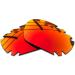 SEEABLE Polarized Mirror Replacement Lenses for Oakley Jawbone Vented Sunglasses - Dark Black with Silver, Blue, and Fire Orange Mirrors - Buy Online on GoSupps.com