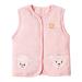 XYIYI Baby Warm Jacket Cotton Vest Unisex Infant Toddler Padded Waistcoat 3-6 Months Pink