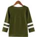 Girls Long Sleeve Green Striped Tunic Sweatshirt - 8-9 Years - Buy Online on GoSupps.com