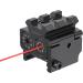 EZshoot Red/Green Laser Sight for Pistol with Rail Mount, Low Profile Compact Rifle Gun Laser for Pistol Handgun Accurate and Keep on Zero Red Laser