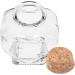 Zerodeko 4pcs Glass Heart Shaped Bottle Terrarium Wedding Decorations Decorative Wishing Bottle Glass Container with Lid Glass Jars Wishing Jar Origami Craft Bottle Glass Bottle Cork As Shownx4pcs 8.50X6.00X4.00CMx4pcs - Buy Online on GoSupps.com