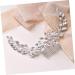 Housoutil Wedding Hair Barrette Rhinestone Headpiece Wedding Hair Clip Bridal Headpiece Bride Hair Clip Leaf Hair Pin Rhinestone Hair Accessories Hair Barrettes Miss Horse Eye Comb - Buy Online on GoSupps.com